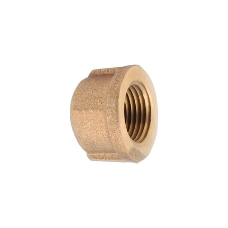 Thrifco Plumbing 1-1/4 Inch Brass Cap 5318086